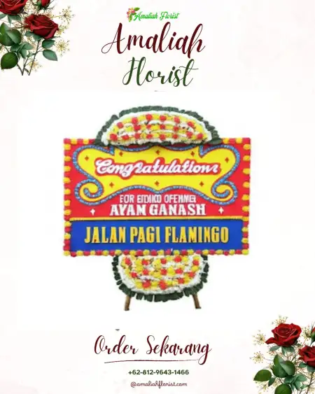 Sewa Papan Bunga Jango